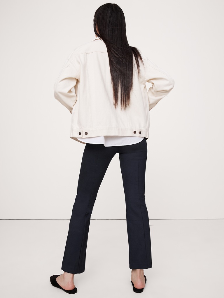 Crop Flare Everywhere Ponte Pull-On Pant