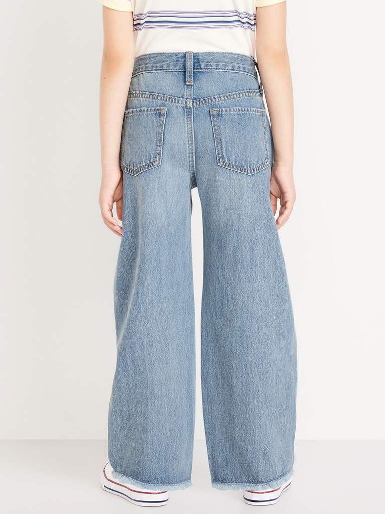 Super Baggy Barrel-Leg Jeans for Girls