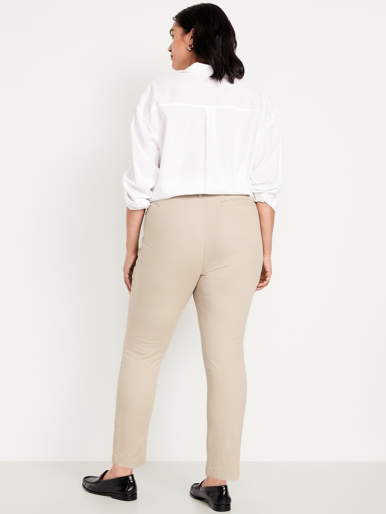 High-Waisted Uniform Skinny Pants