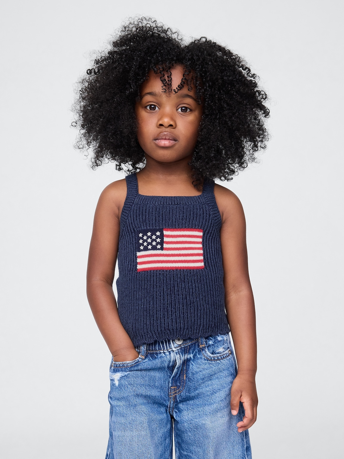 Baby & Toddler Crochet Americana Tank Top