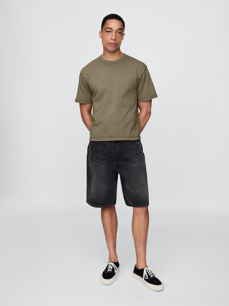 Adult Heavyweight Crop T-Shirt