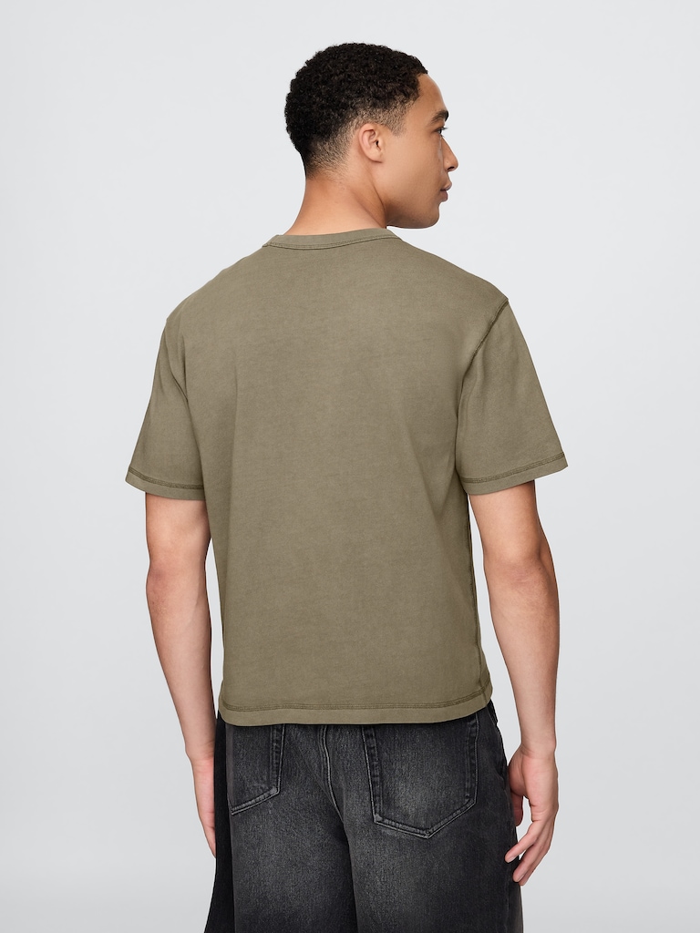 Adult Heavyweight Crop T-Shirt