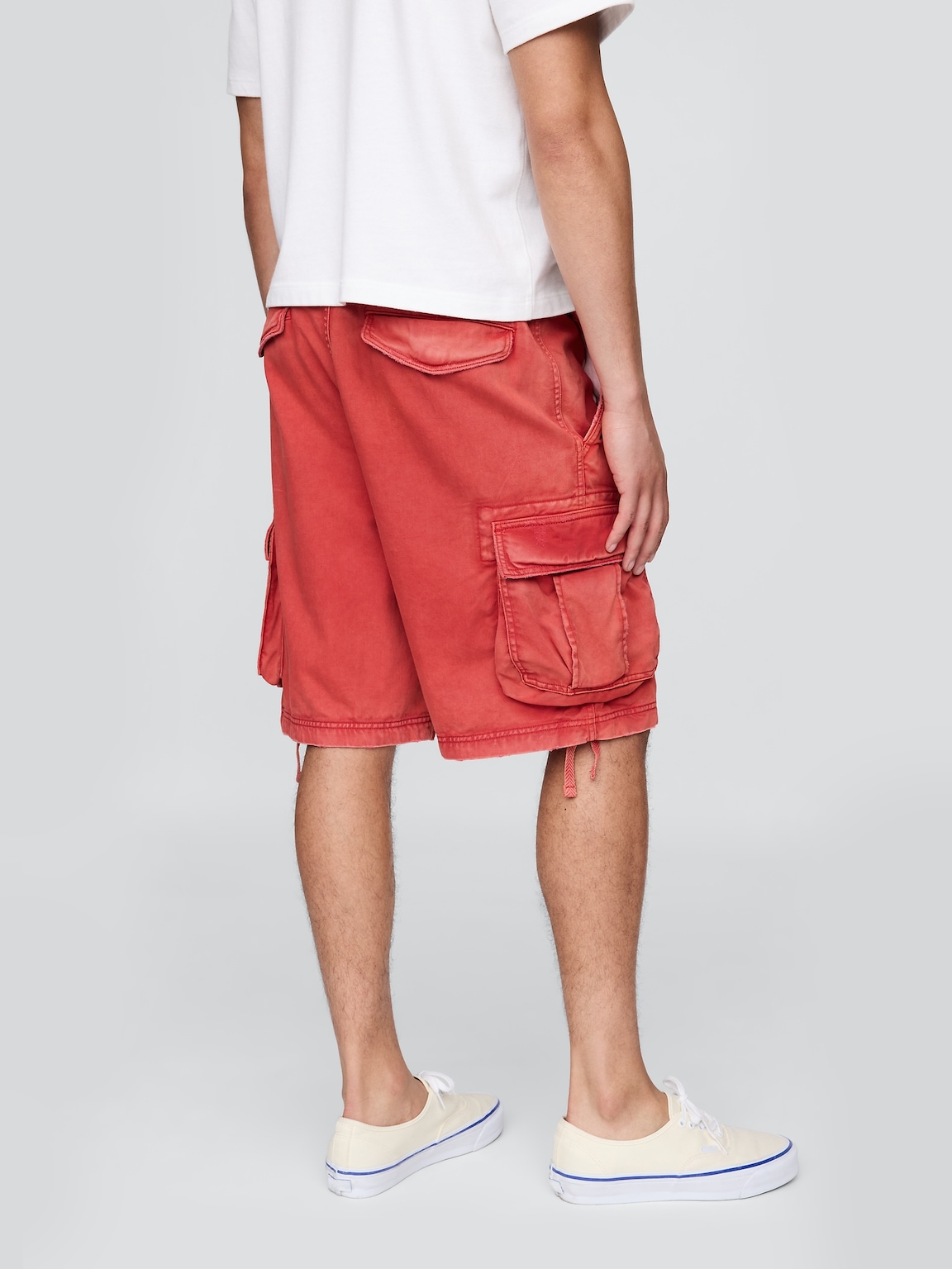 Twill Cargo Baggy Shorts