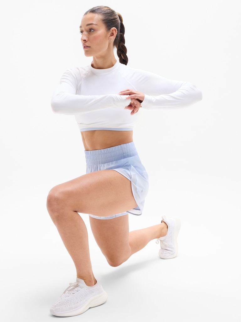 Mesh Racer Run High Rise 3" Short