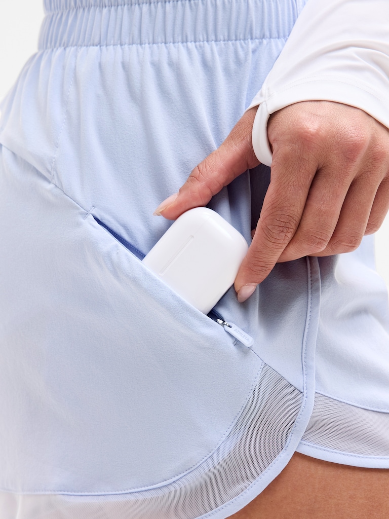 Mesh Racer Run High Rise 3" Short