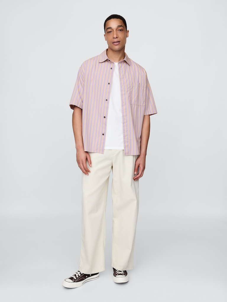 Organic Cotton Oversized Poplin Shirt