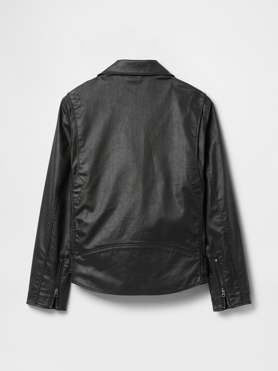 GapStudio Coated Denim Moto Jacket
