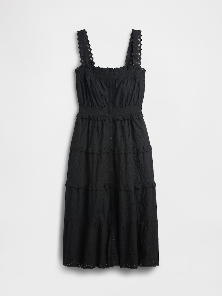 Gap × DÔEN Eyelet Midi Dress