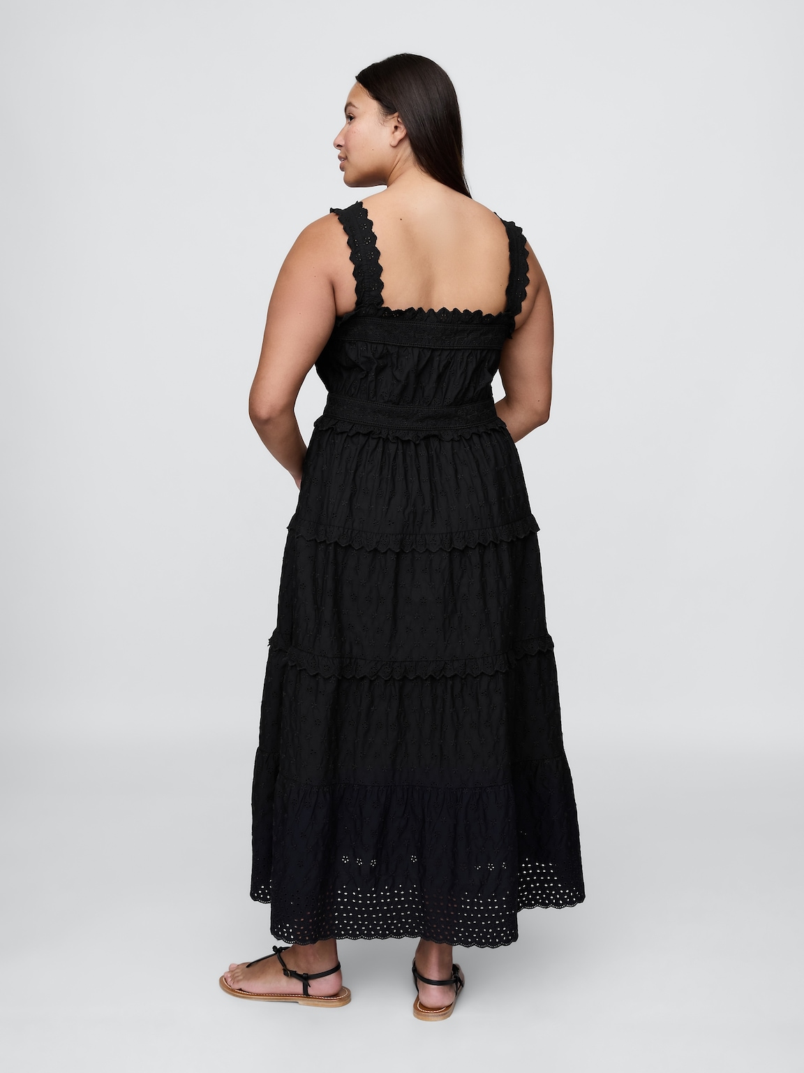 Gap × DÔEN Eyelet Midi Dress