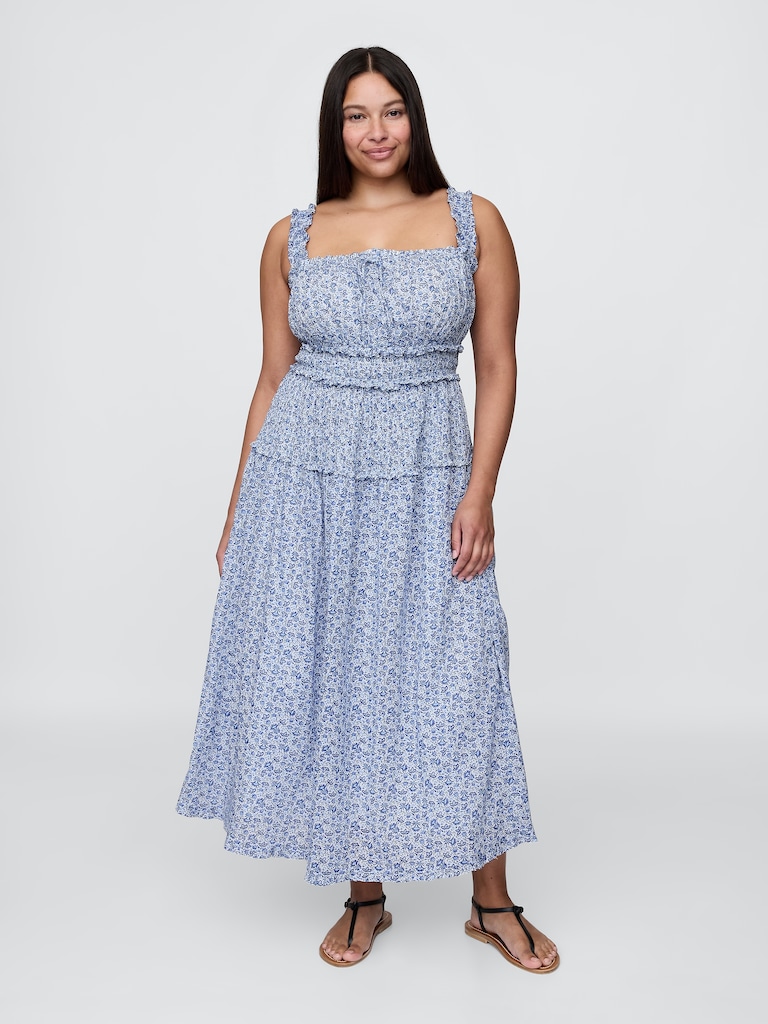 Gap × DÔEN Floral Midi Dress