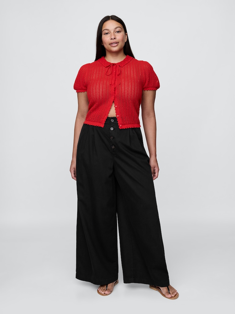 Gap × DÔEN High Rise Pleated Trousers