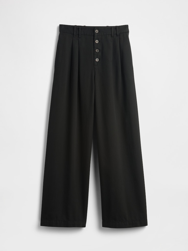 Gap × DÔEN High Rise Pleated Trousers