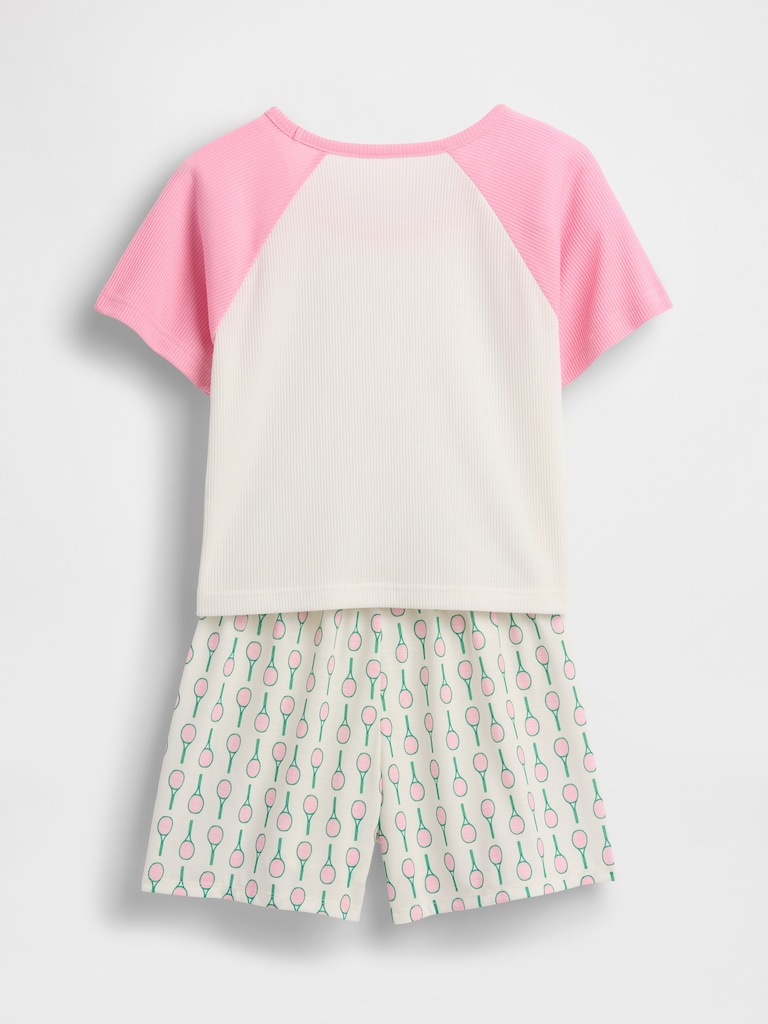 Gap × Disney Kids Recycled PJ Short Set