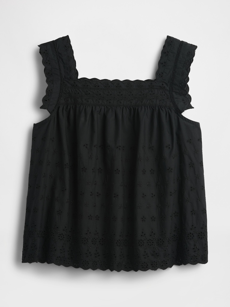 Gap × DÔEN Eyelet Top
