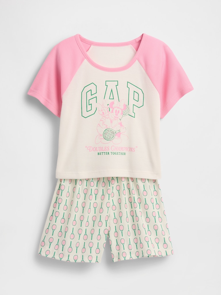 Gap × Disney Kids Recycled PJ Short Set