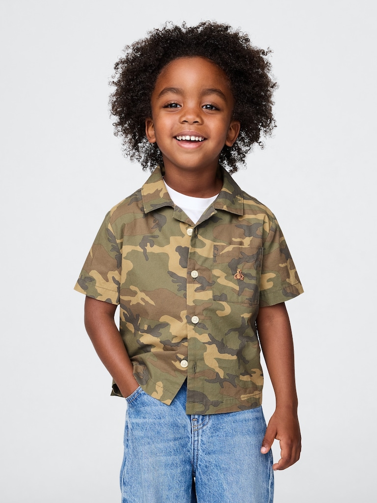 Baby & Toddler Organic Cotton Cabana Shirt