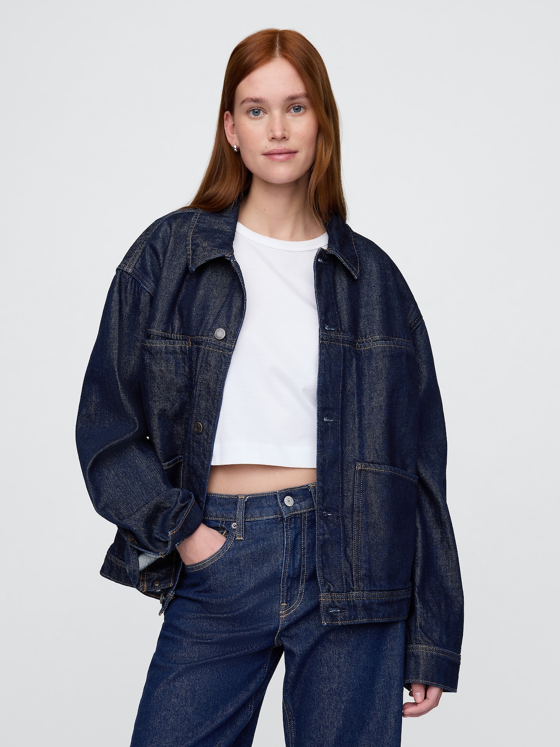 UltraSoft Boxy Icon Denim Jacket