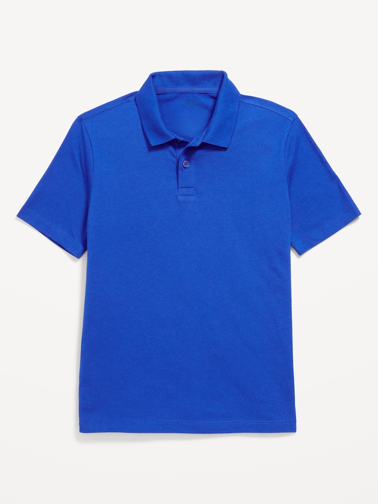 School Uniform Jersey Polo Shirt for Boys