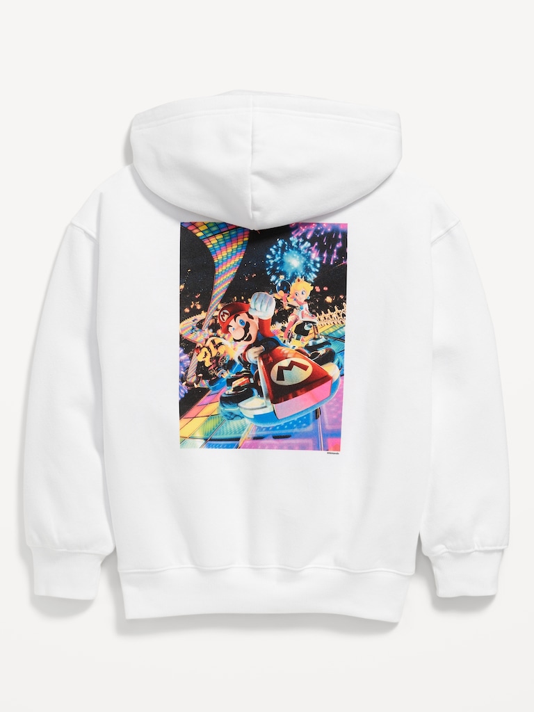 Mario Kart™ Oversized Gender-Neutral Pullover Hoodie for Kids