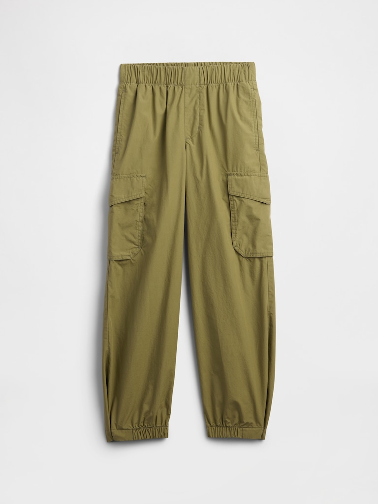 Kids Pull-On Cargo Parachute Pants