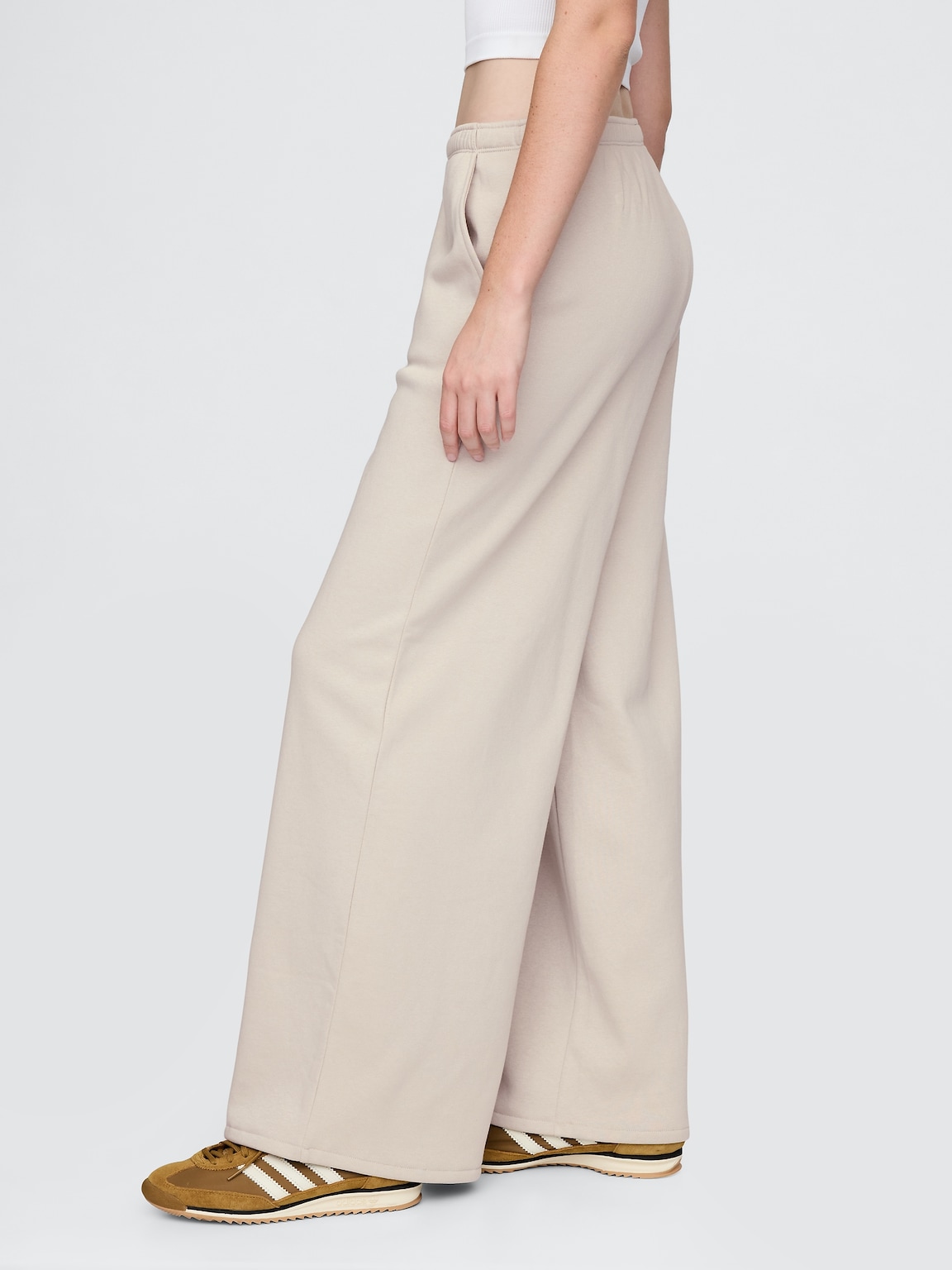 VintageSoft Baggy Wide-Leg Sweatpants