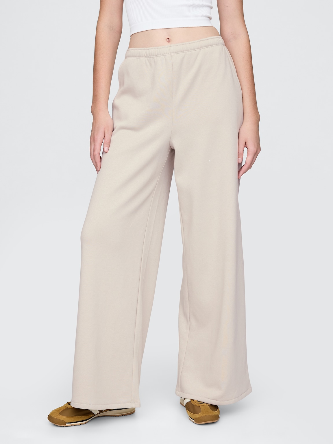 VintageSoft Baggy Wide-Leg Sweatpants