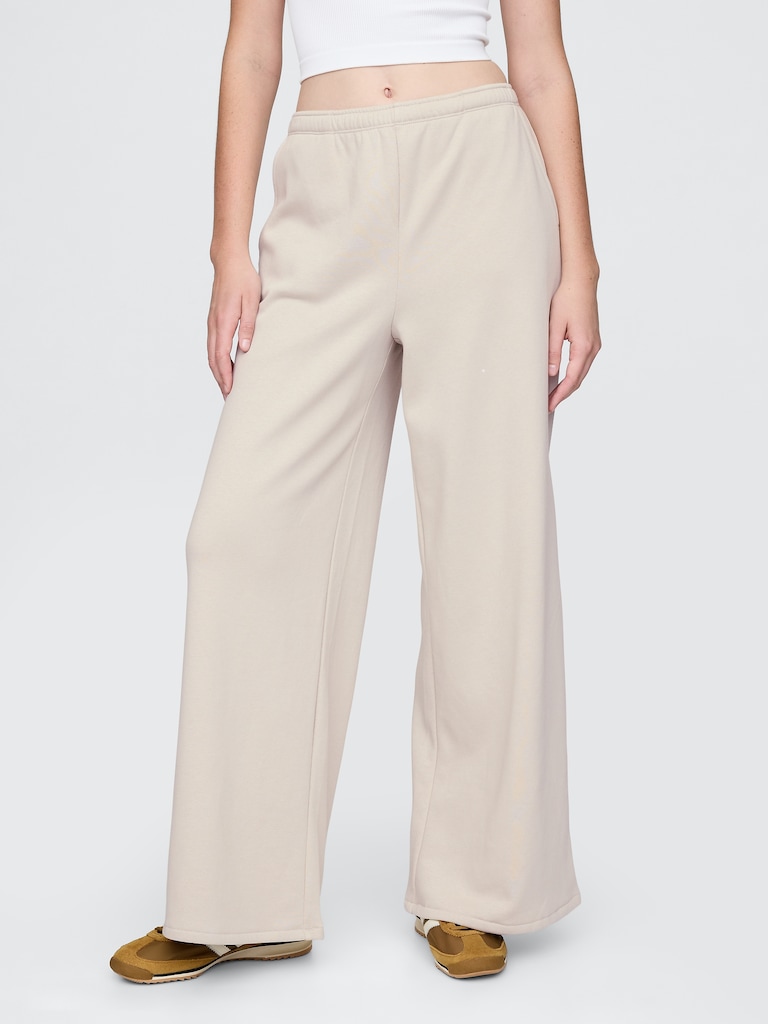 VintageSoft Baggy Wide-Leg Sweatpants