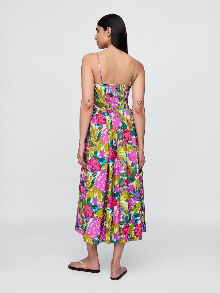 Floral V-Neck Maxi Dress