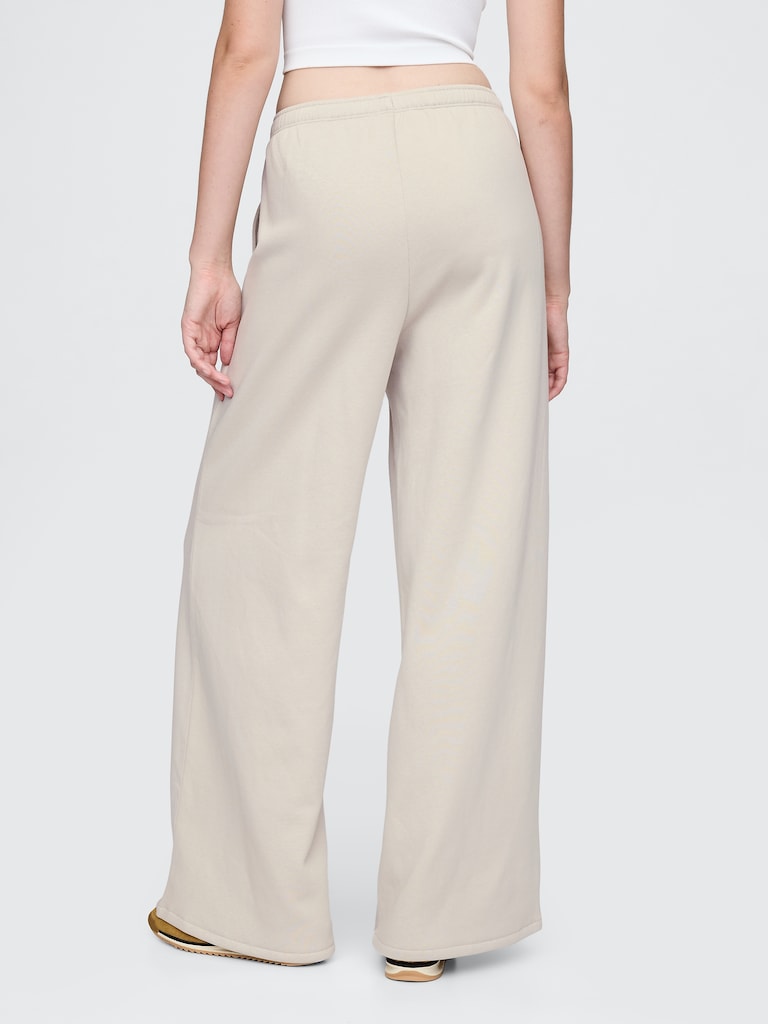 VintageSoft Baggy Wide-Leg Sweatpants