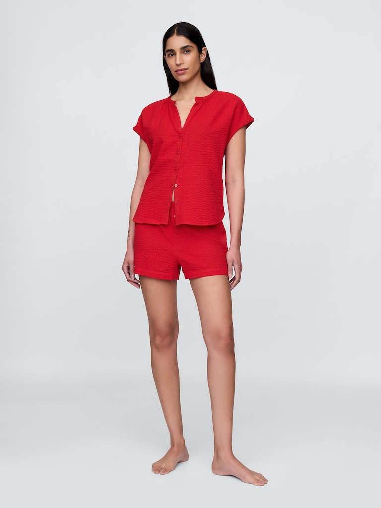 Seersucker Gauze PJ Set