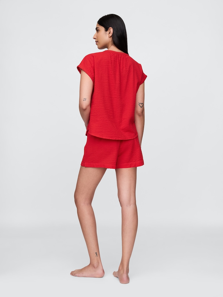 Seersucker Gauze PJ Set