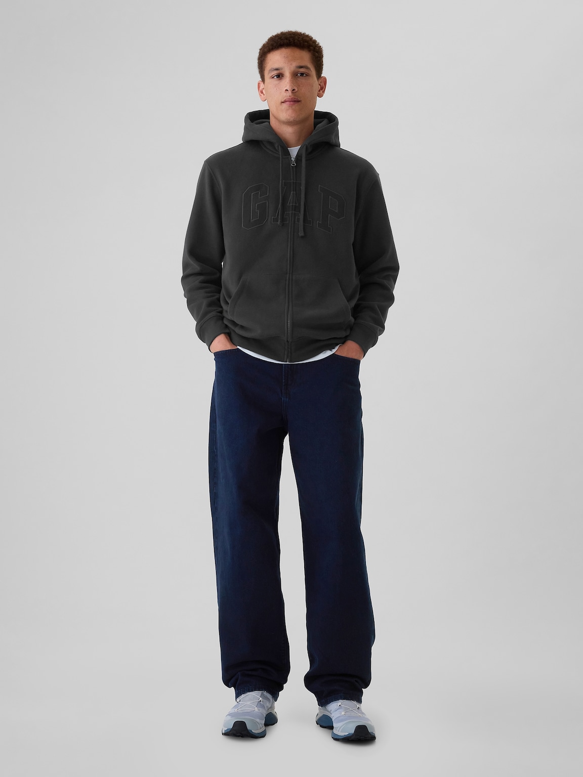 Adult VintageSoft Arch Logo Full-Zip Hoodie