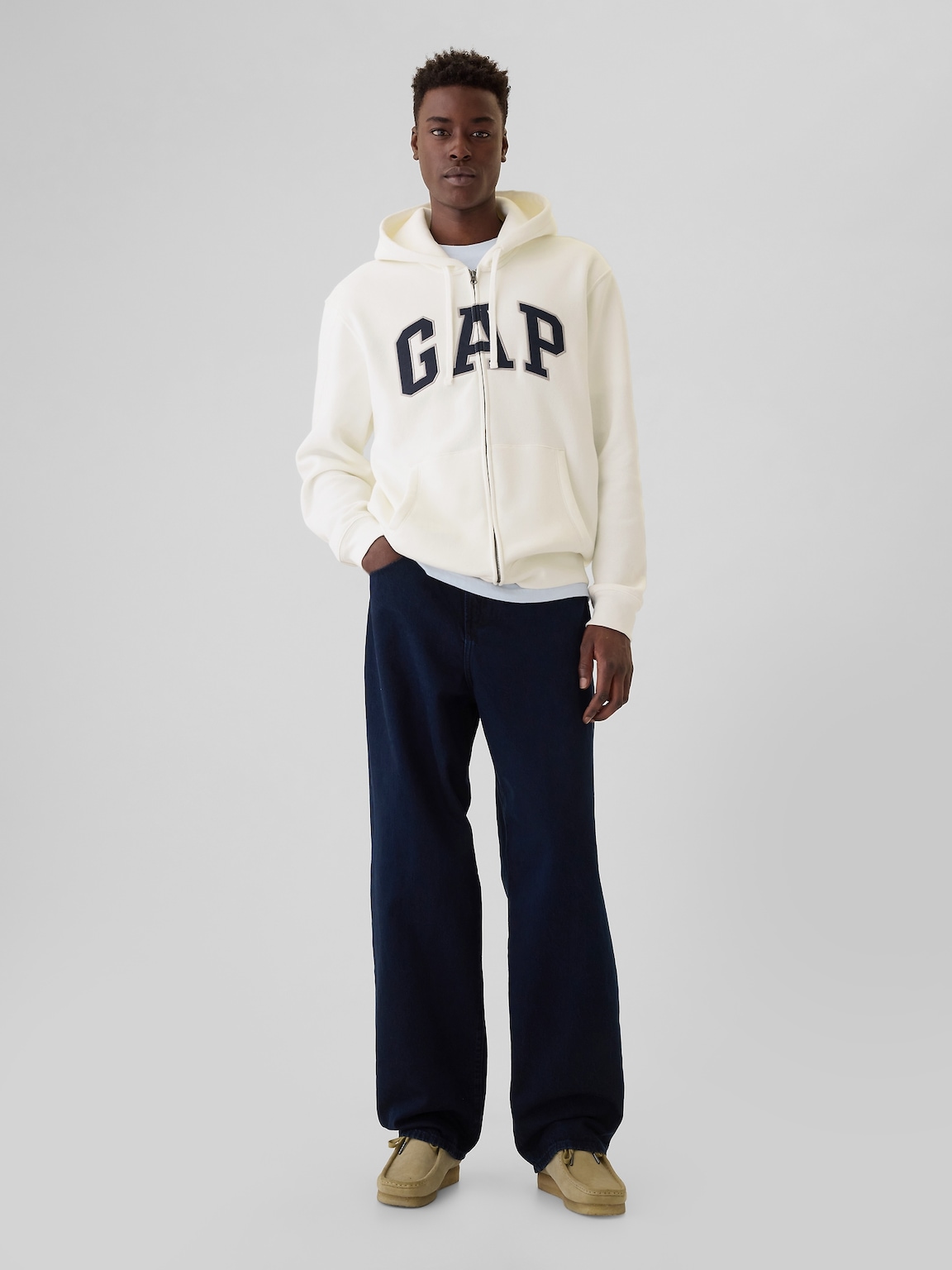 Adult VintageSoft Arch Logo Full-Zip Hoodie