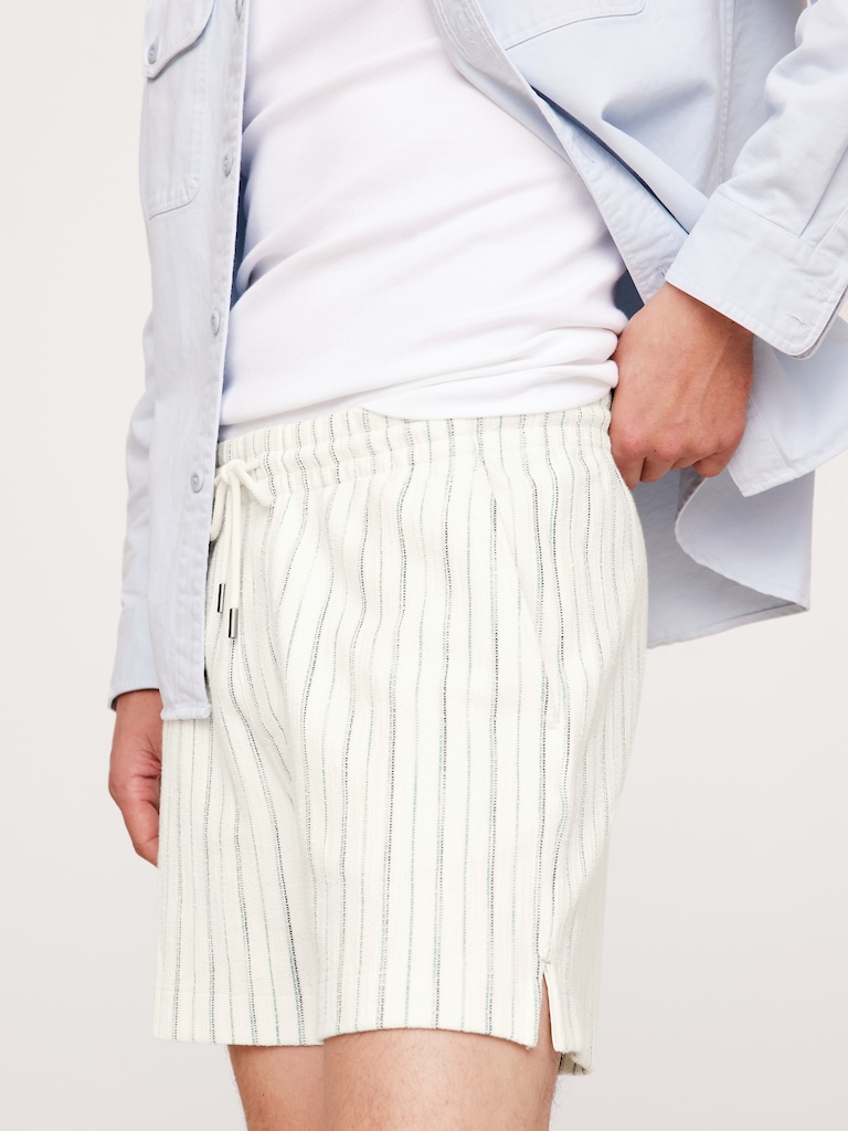 5" Jacquard Stripe Pull-On Short