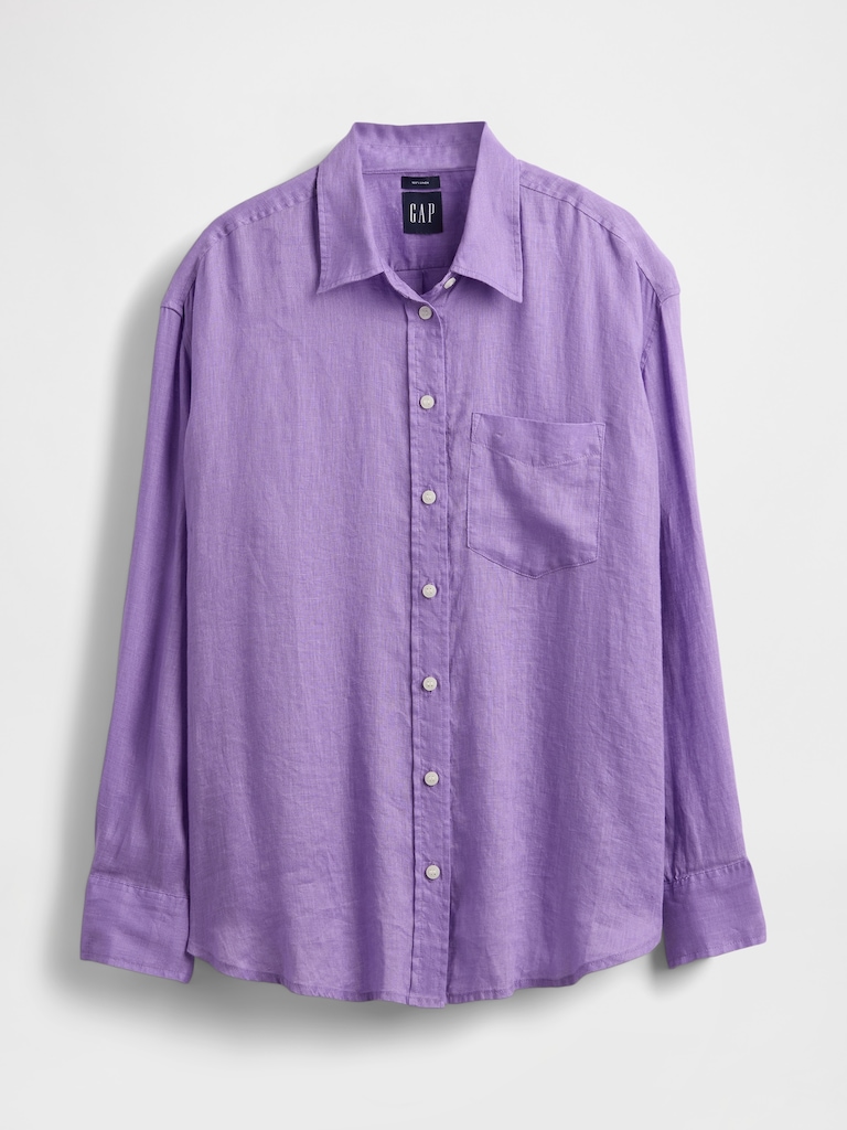 100% Linen Oversized Shirt