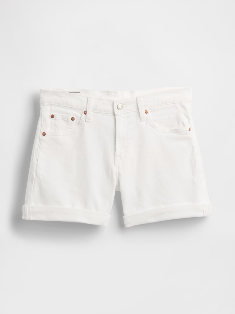 5" Mid Rise Girlfriend Shorts