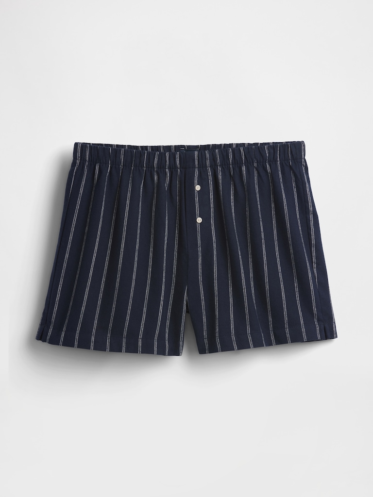 Flannel PJ Boxer Shorts
