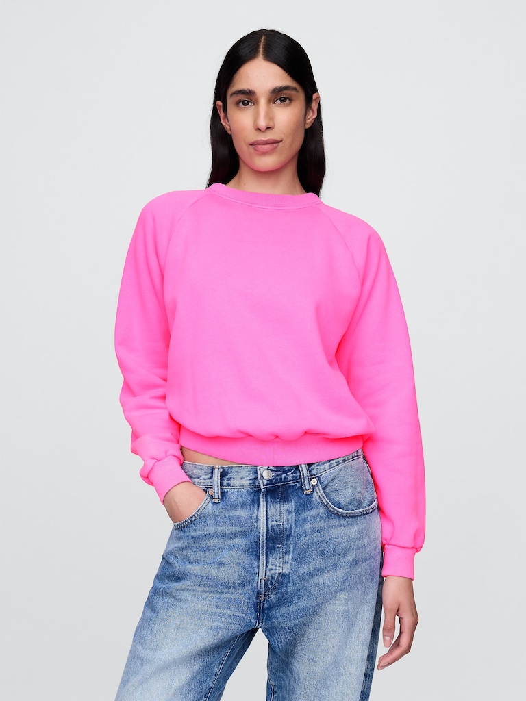 VintageSoft Raglan Sweatshirt