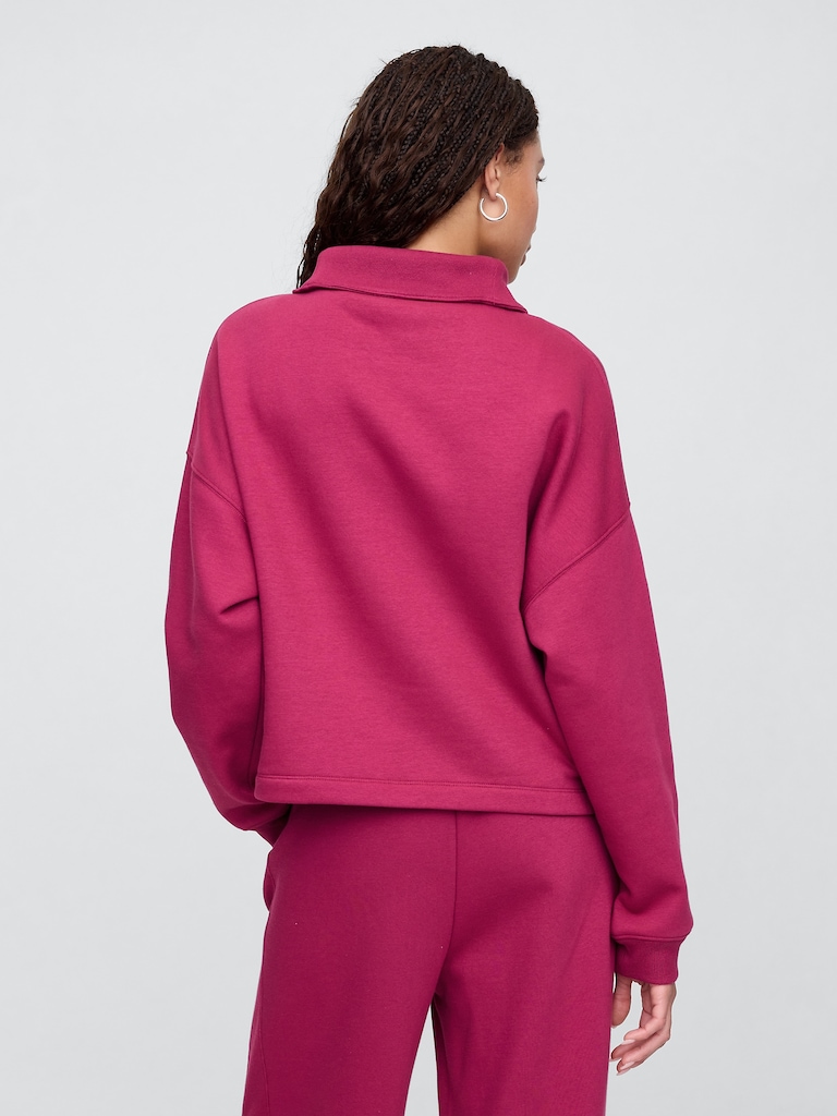 Oversized Quarter-Zip Sweatshirt