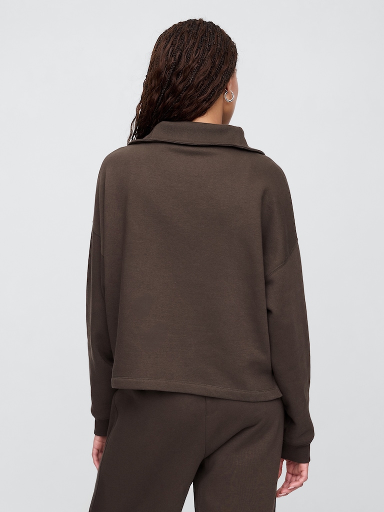 Oversized Quarter-Zip Sweatshirt