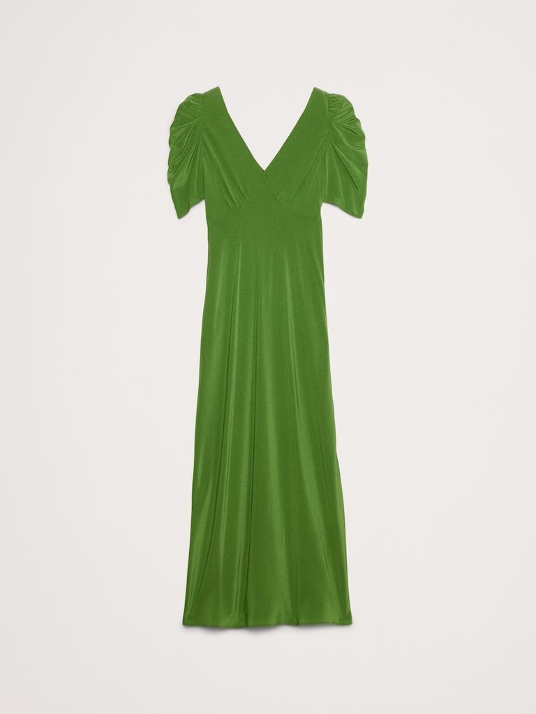 Matte Silk Maxi Dress