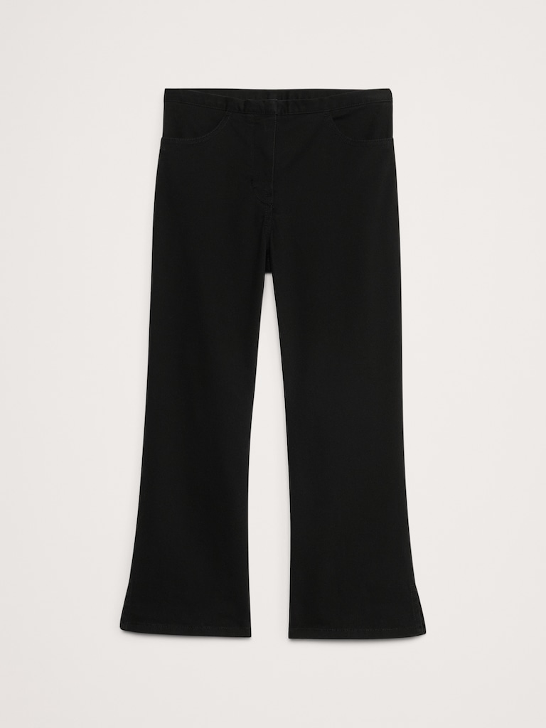 Mid-Rise Cotton Capri