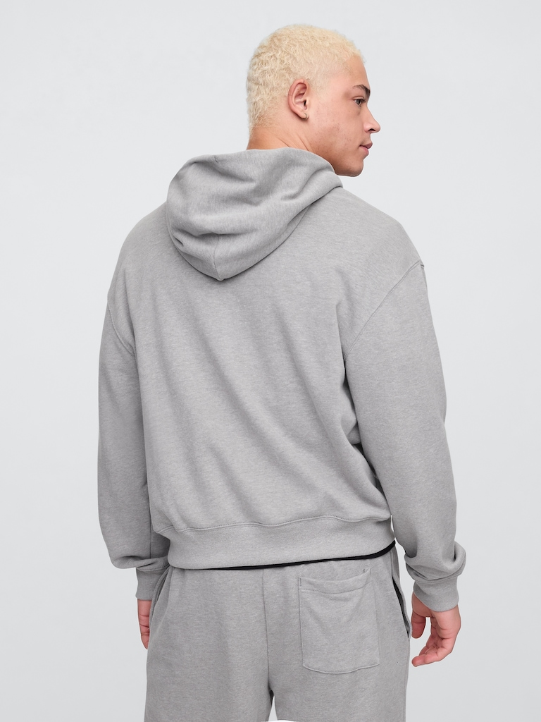 Vintage Soft Oversized Zip Hoodie