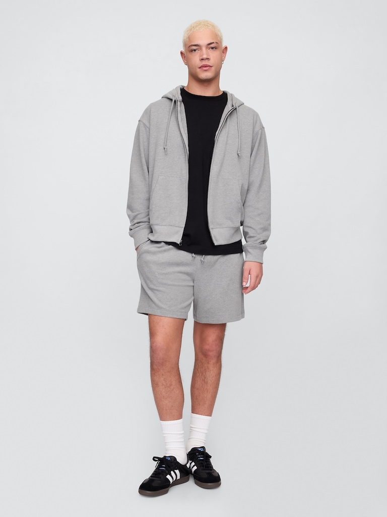 Vintage Soft Oversized Zip Hoodie