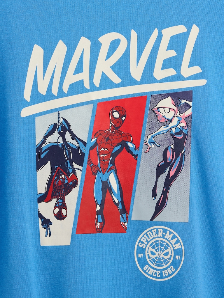 Kids Marvel Spider-Man Recycled PJ Short Set