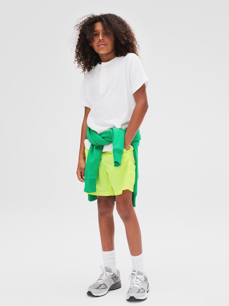 Kids Relaxed Pull-On Hybrid Cargo Shorts