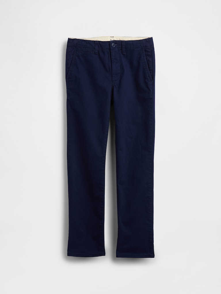 Kids Uniform Straight-Fit Stretch Khakis