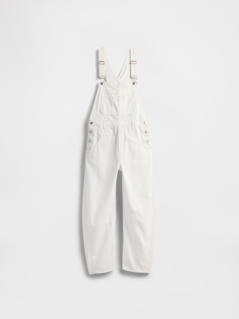 UltraSoft Denim Horseshoe Overalls
