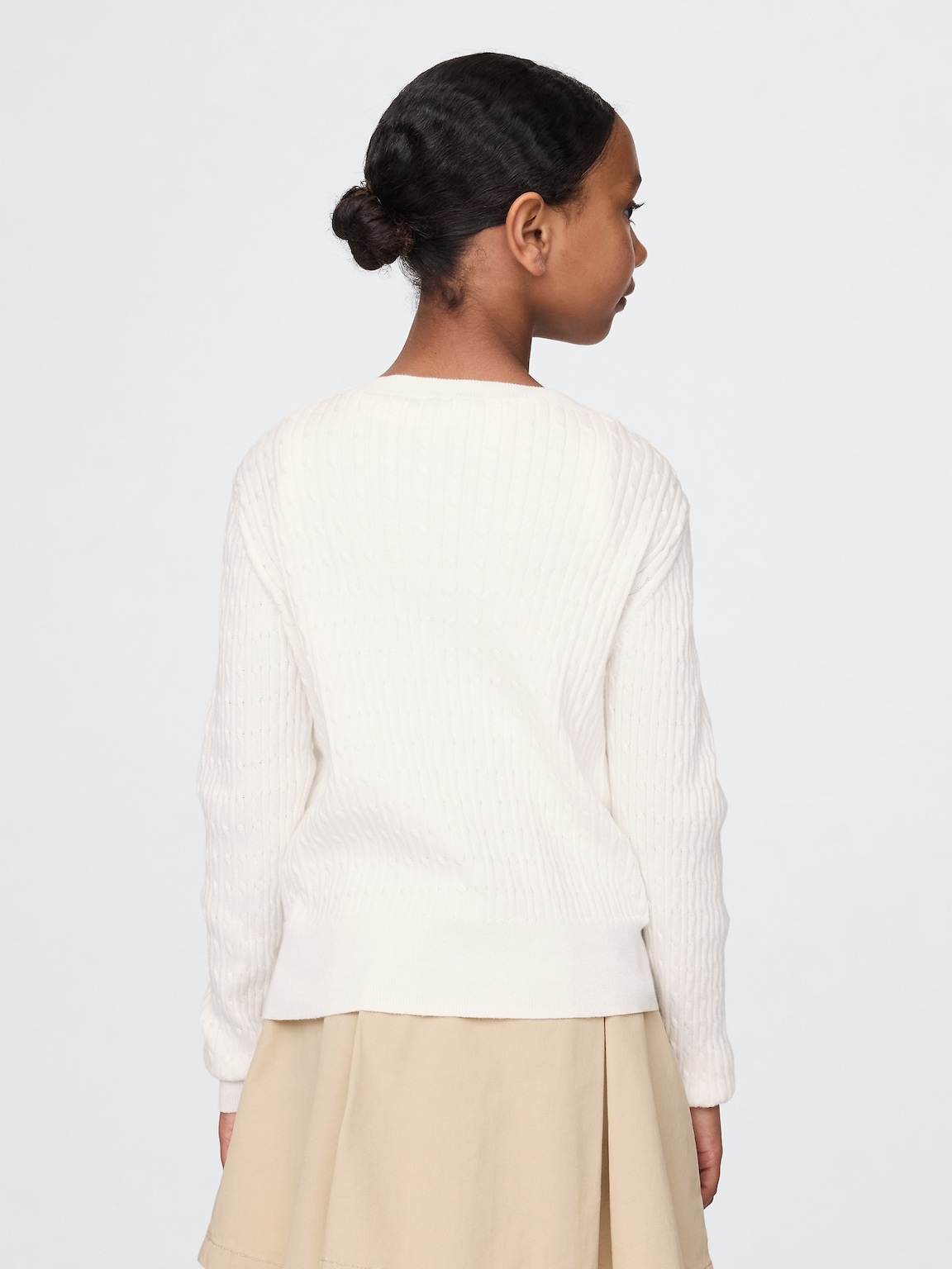 Kids Uniform Cardigan Sweater