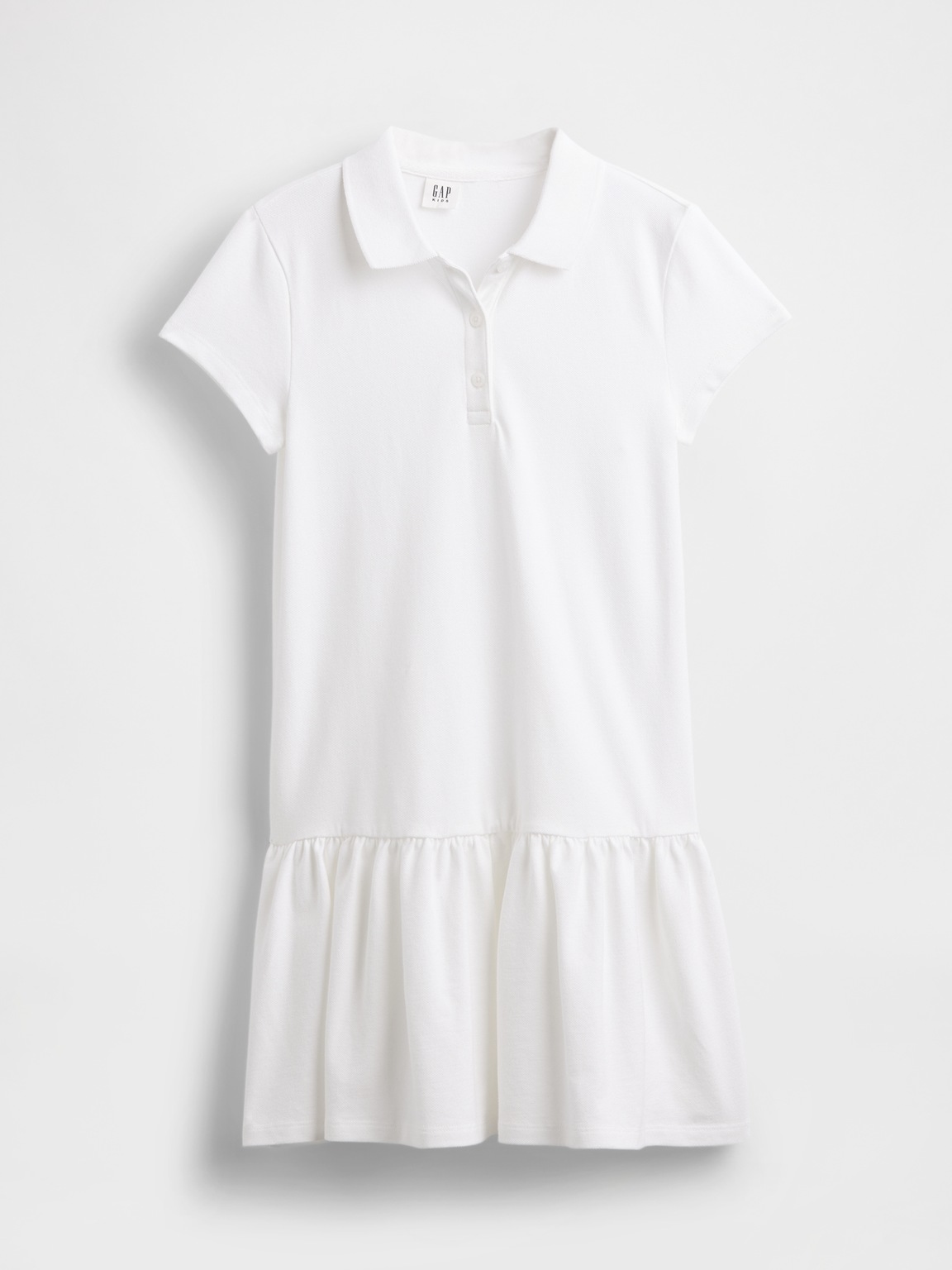 Kids Uniform Drop-Waist Polo Dress